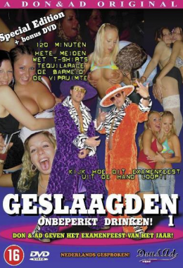 Don & ad, Feest, Dronken, Studente, Minirok, Beffen, Lesbisch, Trio, Orgie, Groepsex, Gangbang, Squirten, Strippen, Paaldansen, Pijpen, Dansen